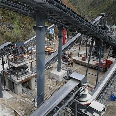 Peralatan inti dari jalur produksi agregat bangunan